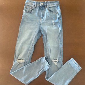 PULL&BEAR Skinny Distressed Jeans